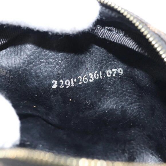 FENDI Zucca Canvas Pouch Black Brown Auth 121373 - Picture 15 of 16